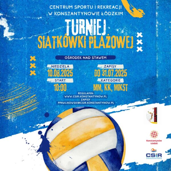 turniej siatkówki plazowej 2025